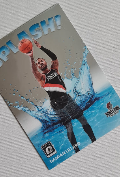 Damian Lillard - 2022 Panini Donruss Optic Basketball NBA Portland Trail Blazers #6 SPLASH !