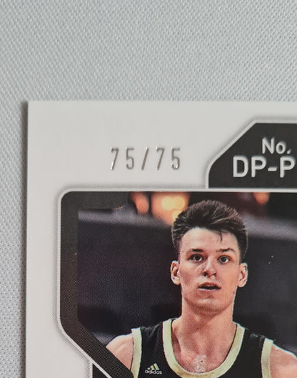 Peter Kiss - 2022 Panini Prizm Draft Picks /75 #DP-PKI Autograph Blue Ice