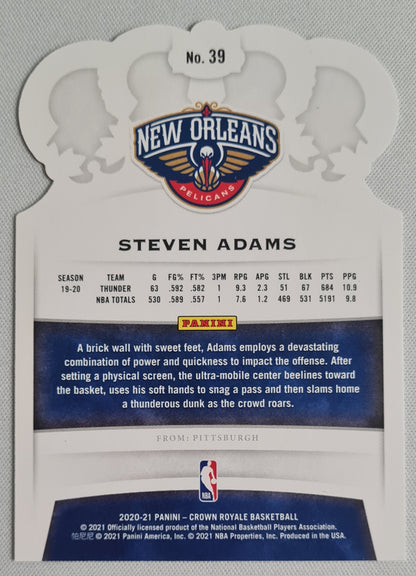 Steven Adams - 2020 Panini Crown Royal Baketball NBA New Orleans Pelicans #39