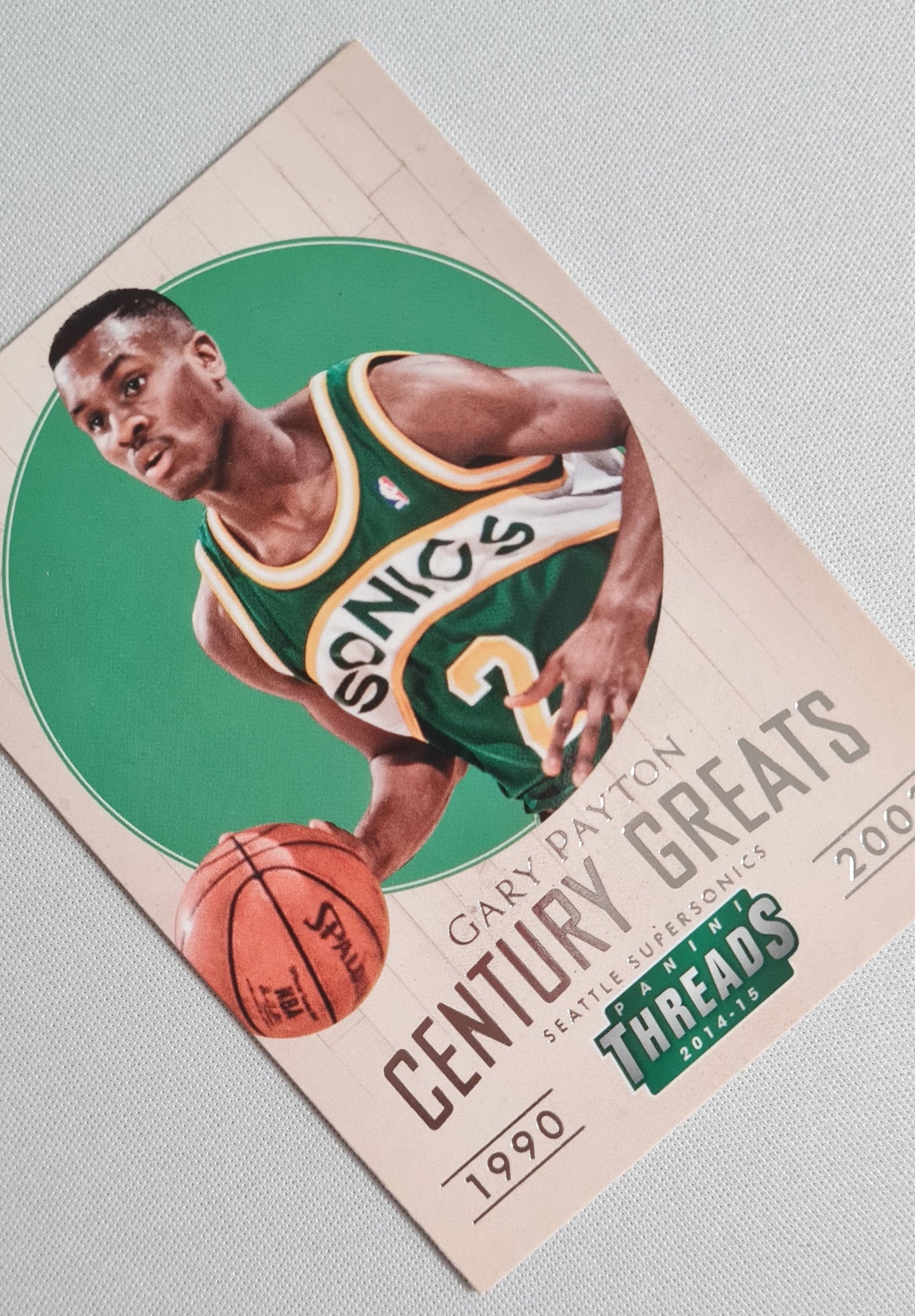 Gary Payton - 2014/15 Panini Threads Basketball "Century Greats" #16 Seattle Supersonics