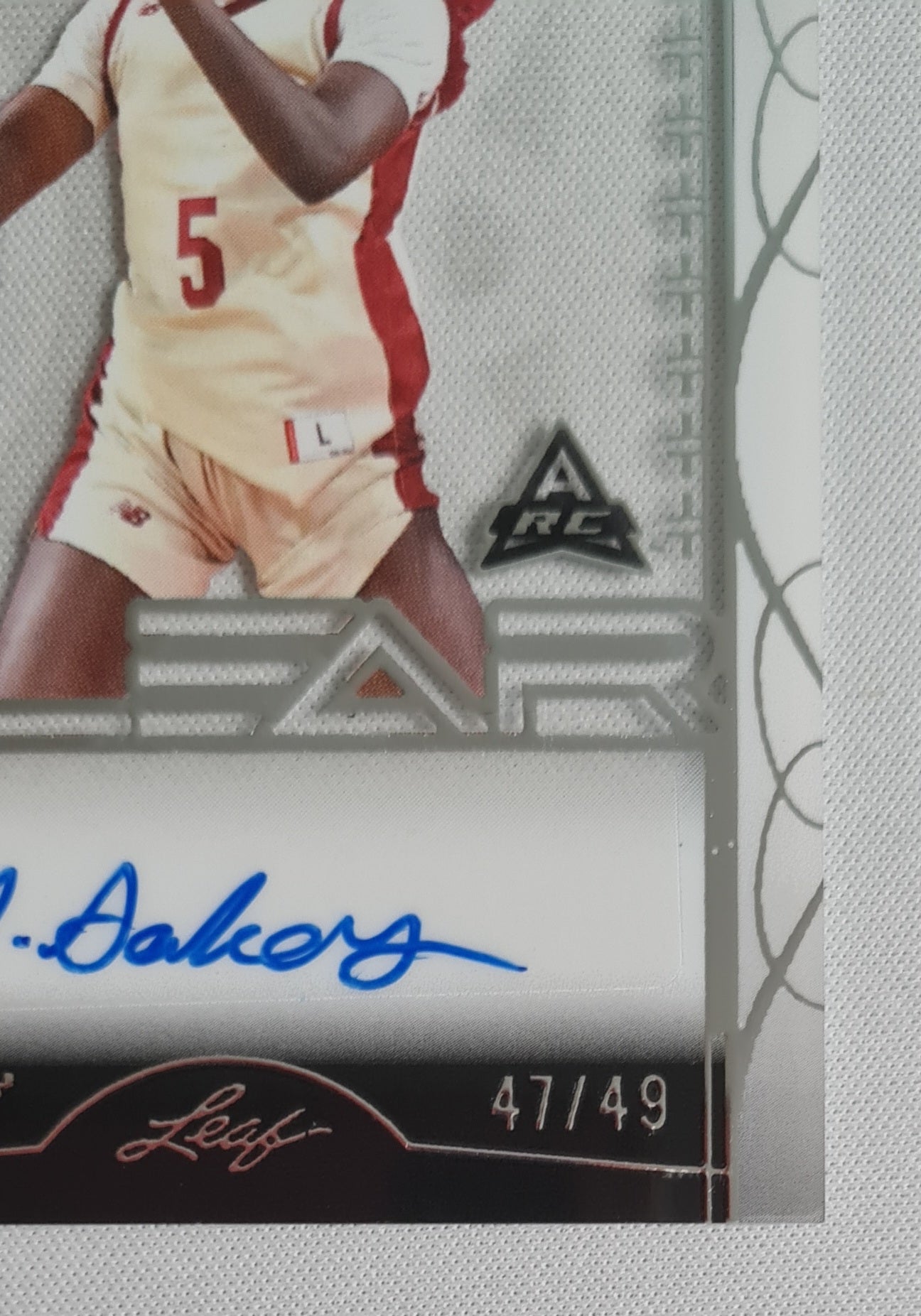 Maria Gakdeng - 2023 Leaf WNBA #CA-MG1 (RC) /49 Autograph (Trinity 2023) CLEAR