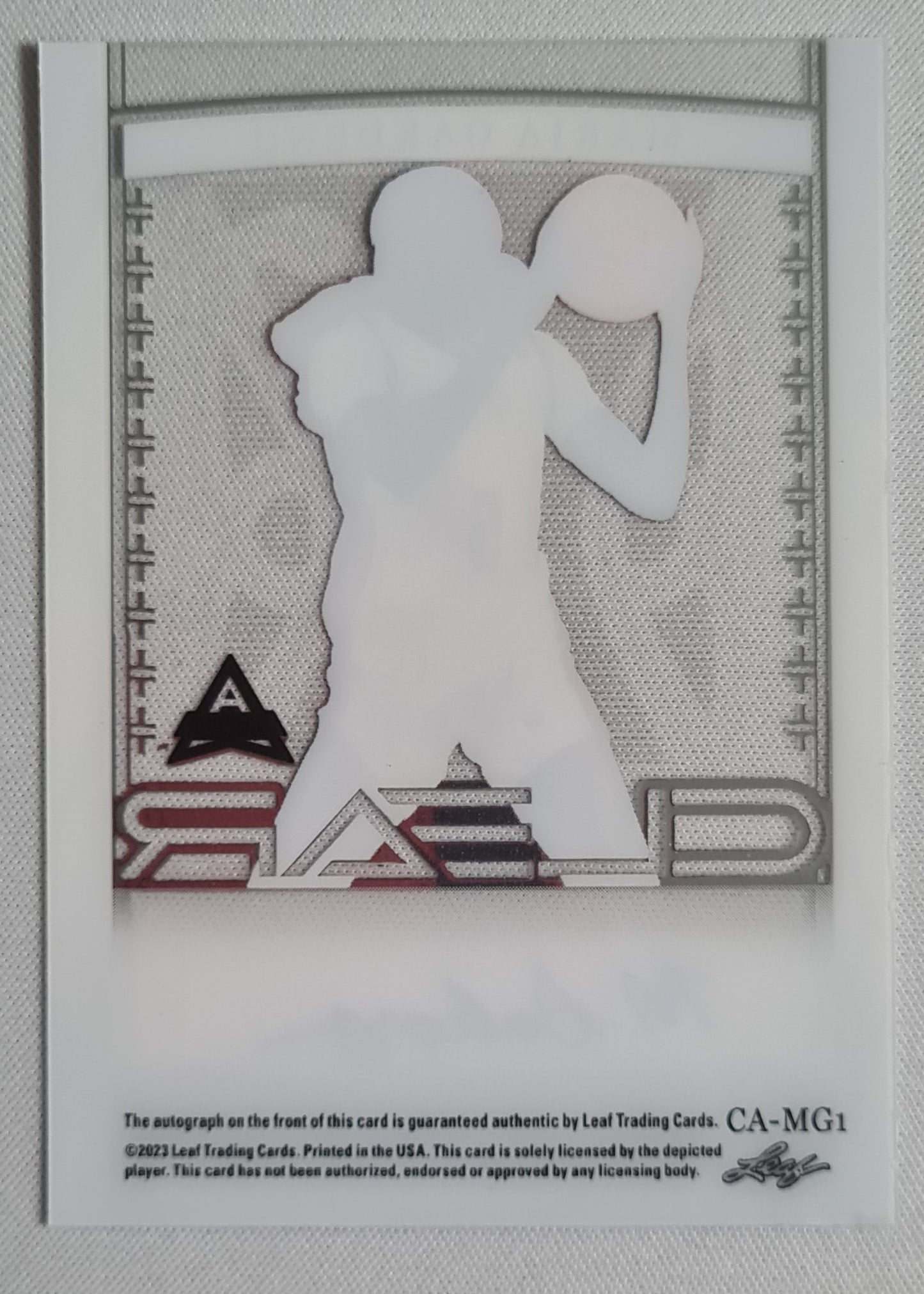 Maria Gakdeng - 2023 Leaf WNBA #CA-MG1 (RC) /49 Autograph (Trinity 2023) CLEAR