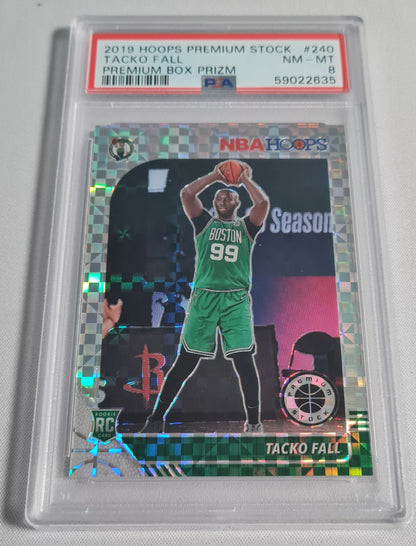 Tacko Fall - 2019 NBA Hoops /149 Premium Stock #240 Premium Box Prizm PSA 8