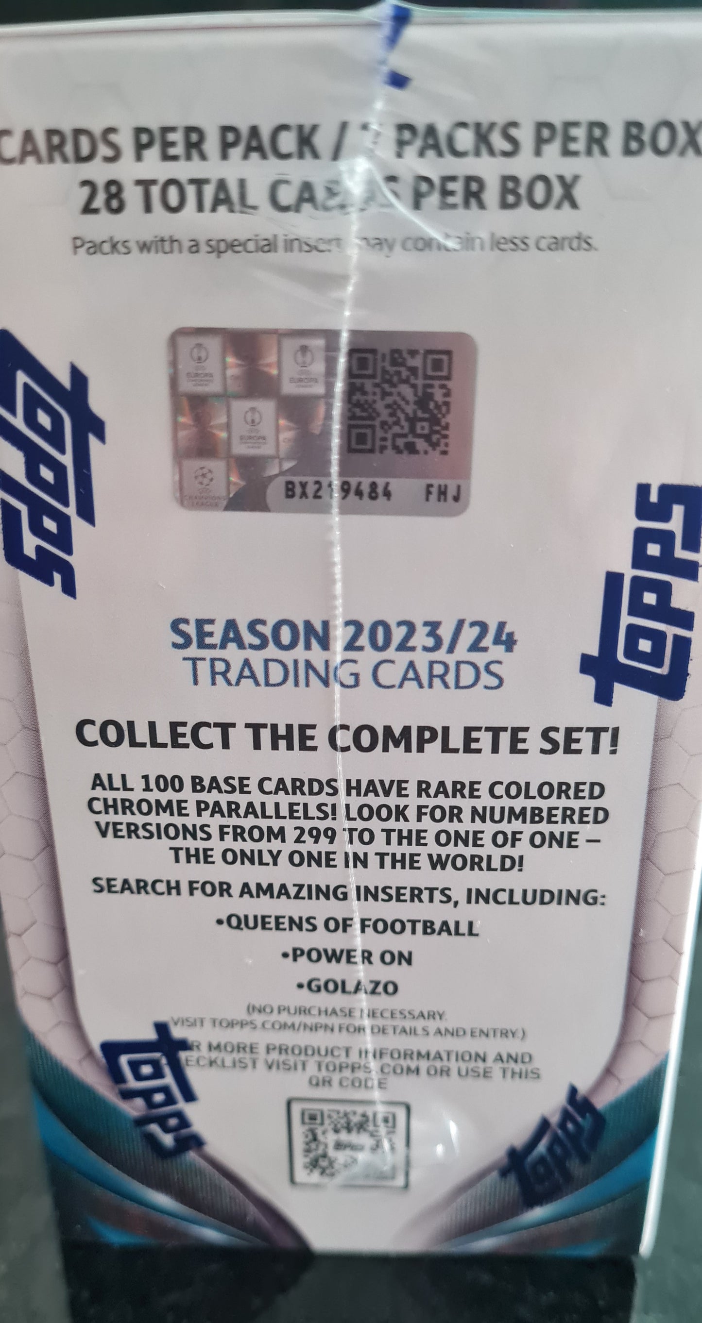 2023/24 Topps Chrome Blaster Box - Womens Champions League