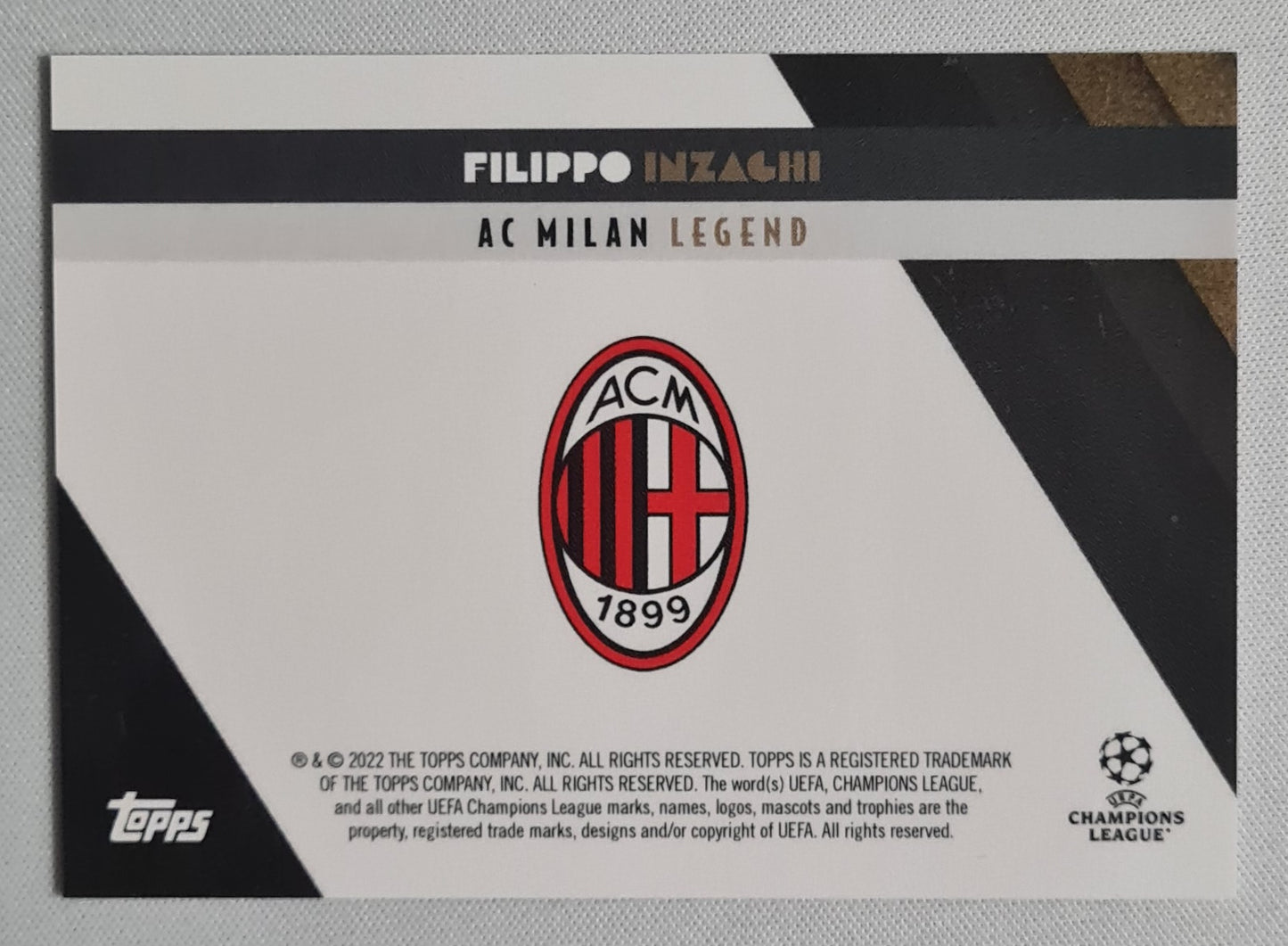 Filippo Inzaghi - 2022 Topps Deco AC Milan Legend
