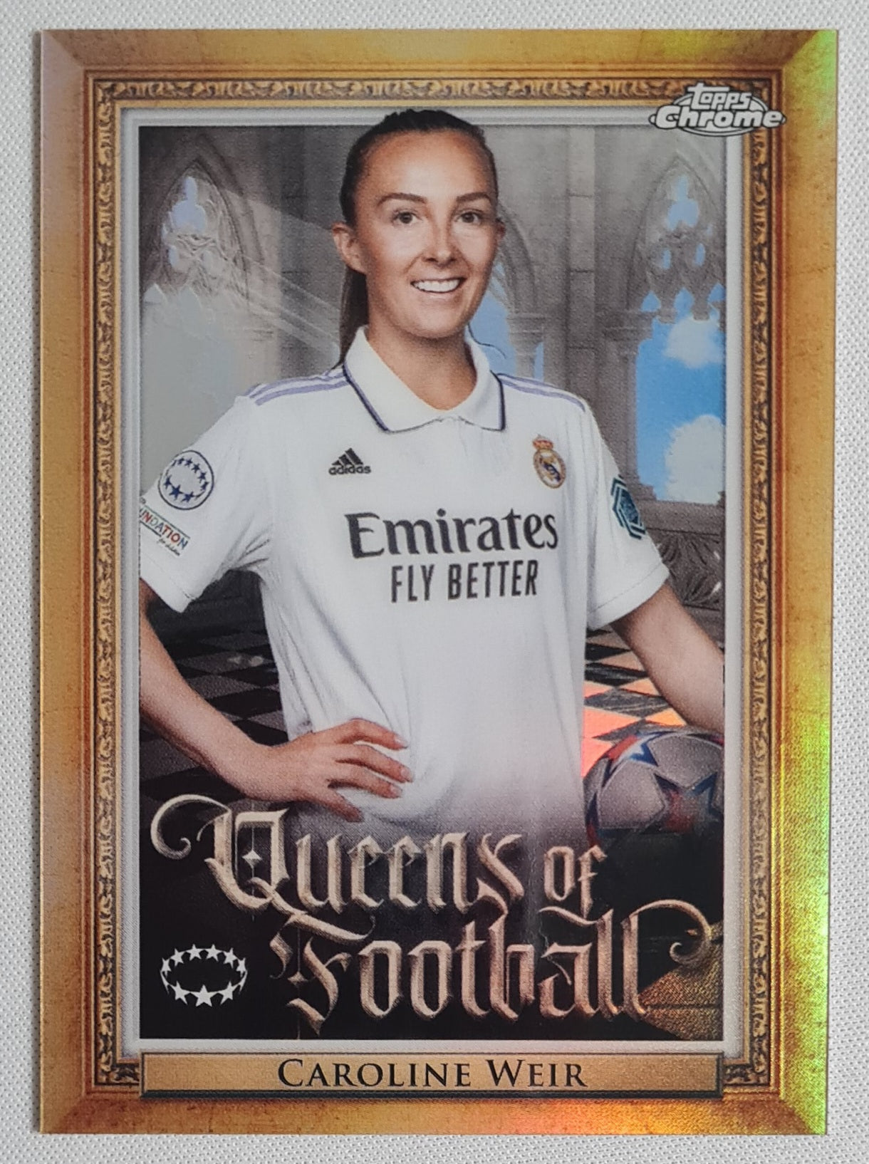 Caroline Weir - 2023 Topps Chrome Q-17 Queen of Football Real Madrid C.F. (CL)