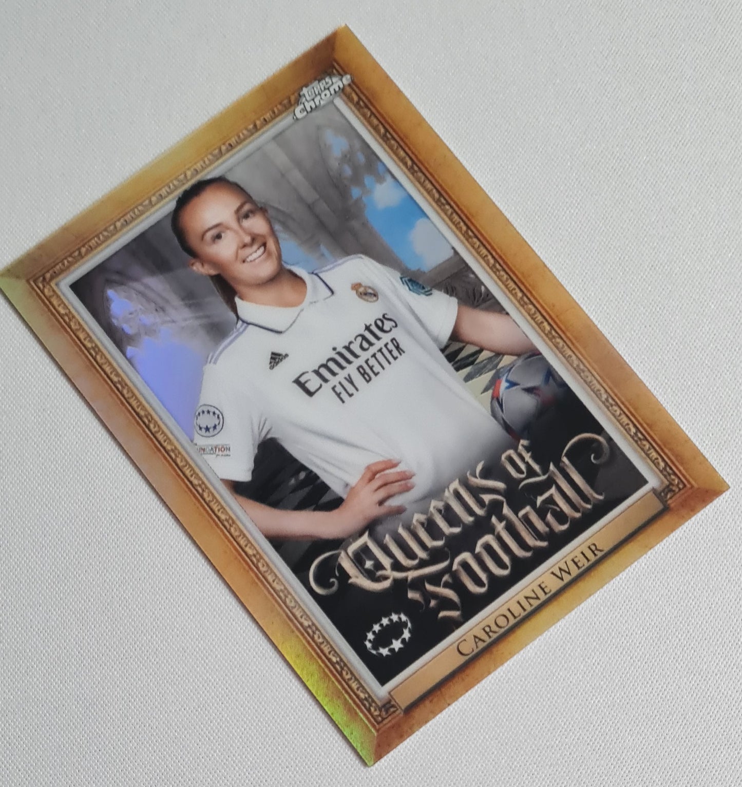 Caroline Weir - 2023 Topps Chrome Q-17 Queen of Football Real Madrid C.F. (CL)
