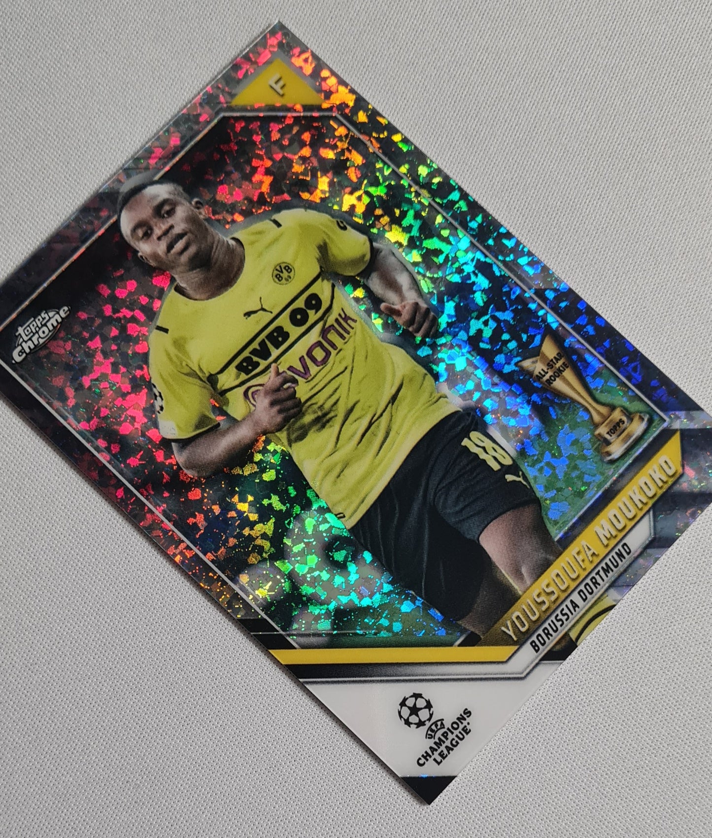 Youssoufa Moukoko - 2022Topps Chrome #194 Sparkle Foil  BVB Champions league /275