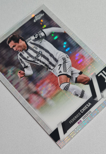 Federico Chiesa - 2023 Topps Chrome #83 Pulsar Refractor Juventus (CL)