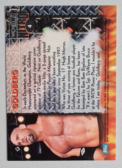 Goldberg - 1999 Topps World Champions Wrestling #4 WCW/NWO Nitro