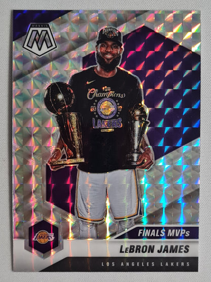 Lebron James - 2020 Panini Mosaic Basketball NBA L.A. Lakers #297 Reactive Purple prizm