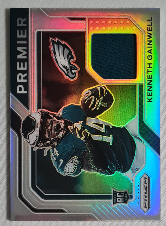Kenneth Gainwell - 2021 Panini Prizm Football Eagles Running Back #PJ-26 Prizm (RC) Patch