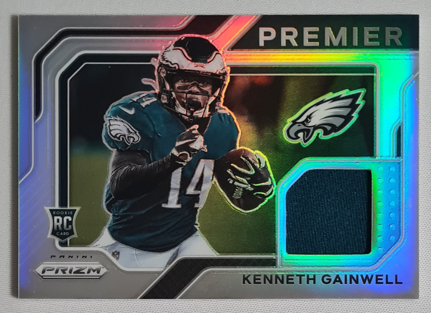 Kenneth Gainwell - 2021 Panini Prizm Football Eagles Running Back #PJ-26 Prizm (RC) Patch