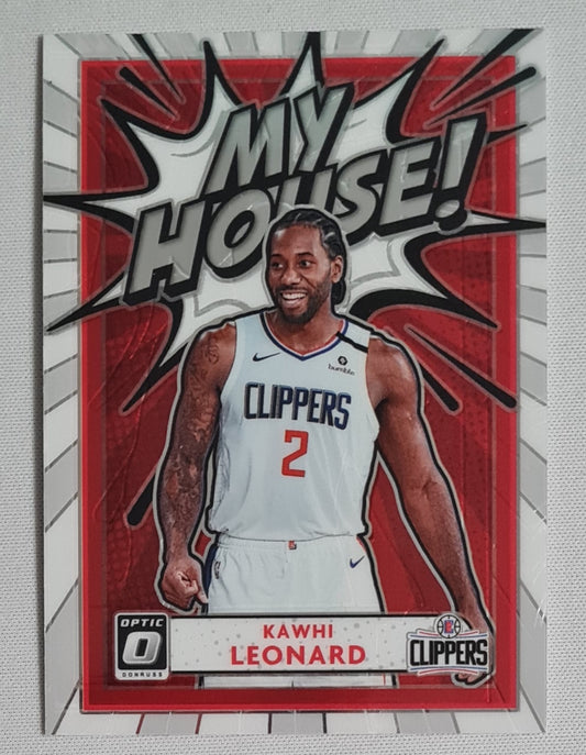 Kawhi Leonard - 2020/21 Panini Donruss Optic Basketball #19 NBA Clippers MY HOUSE!