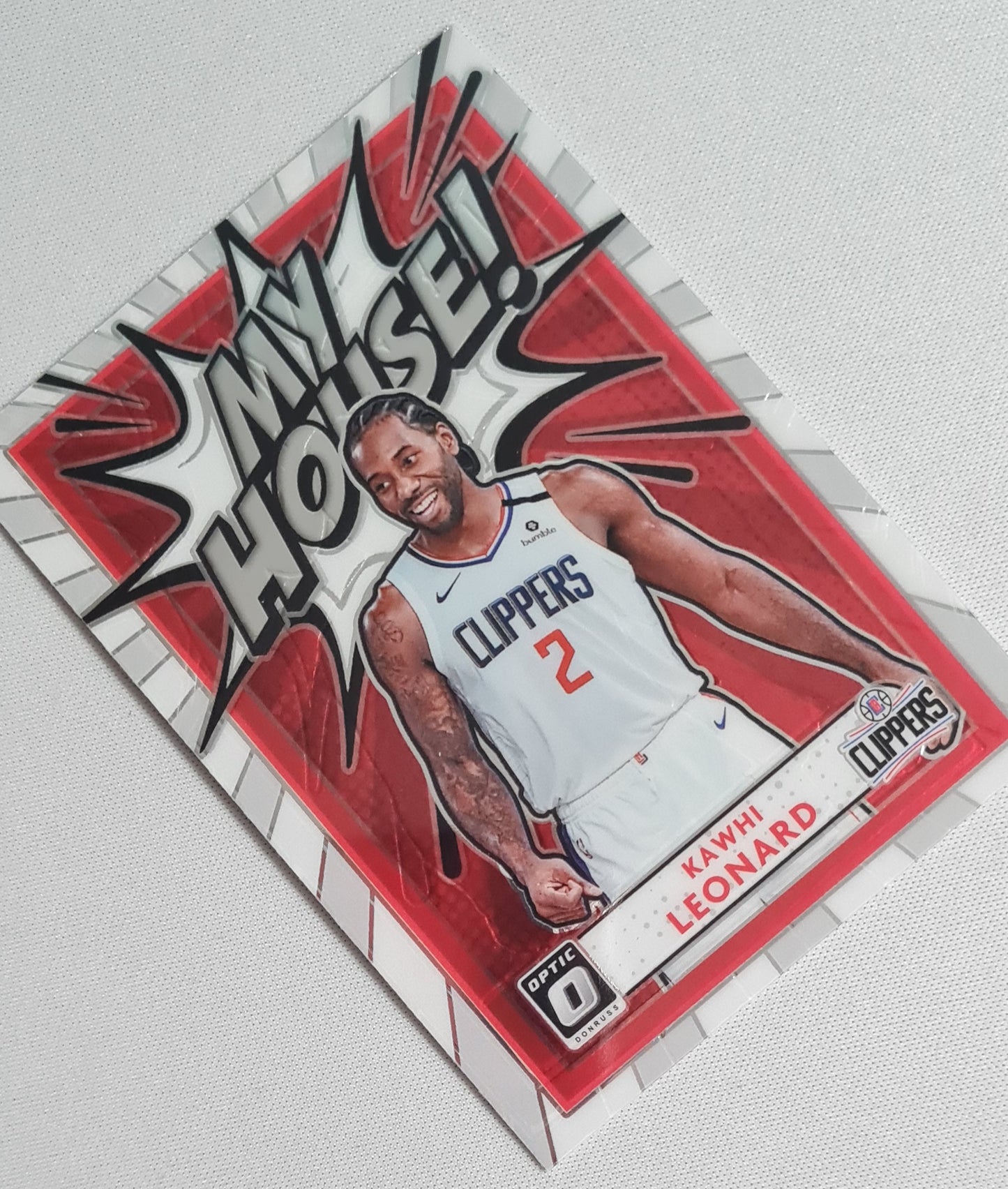 Kawhi Leonard - 2020/21 Panini Donruss Optic Basketball #19 NBA Clippers MY HOUSE!