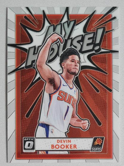 Devin Booker - 2020/21 Panini Donruss Optic Basketball #15 NBA Suns MY HOUSE!