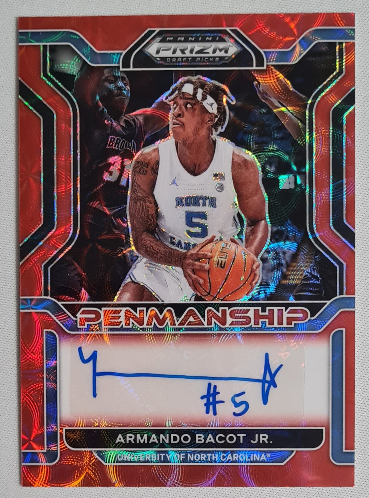 Armando Bacot Jr. - 2022 Panini Draft Picks Basketball #CP-ABJ Prizm NC Autograph /88