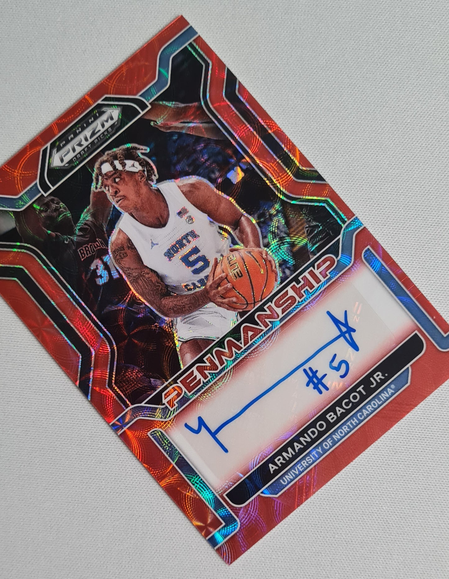 Armando Bacot Jr. - 2022 Panini Draft Picks Basketball #CP-ABJ Prizm NC Autograph /88