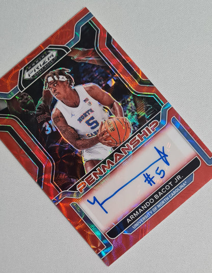 Armando Bacot Jr. - 2022 Panini Draft Picks Basketball #CP-ABJ Prizm NC Autograph /88
