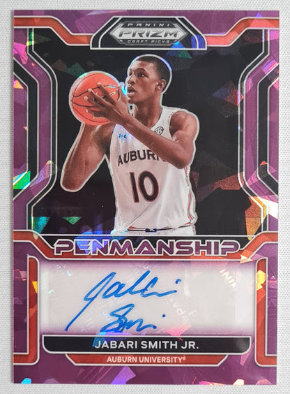 Jabari Smith Jr. - 2022 Panini Draft Picks Basketball #CP-JSM Prizm AU Autograph /99