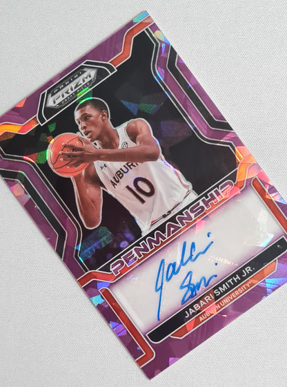Jabari Smith Jr. - 2022 Panini Draft Picks Basketball #CP-JSM Prizm AU Autograph /99