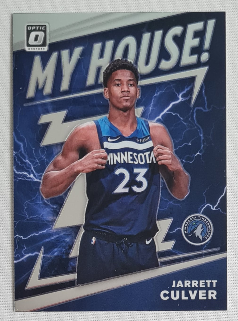 Jarrett Culver - 2019/20 Panini Donruss Optic Basketball #19 Minnesota Timberwolves MY HOUSE!