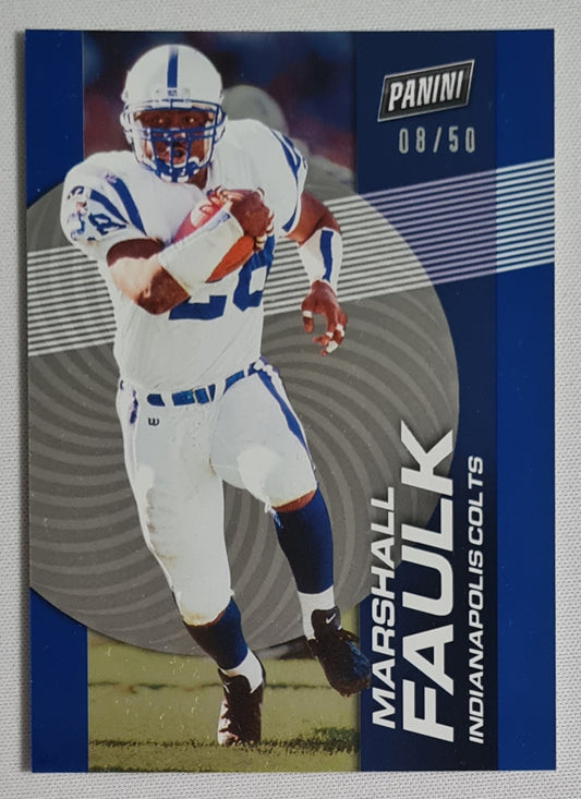 Marshall Faulk - 2023 Panini "Player of the Day Football" Colts #71 NFL /50