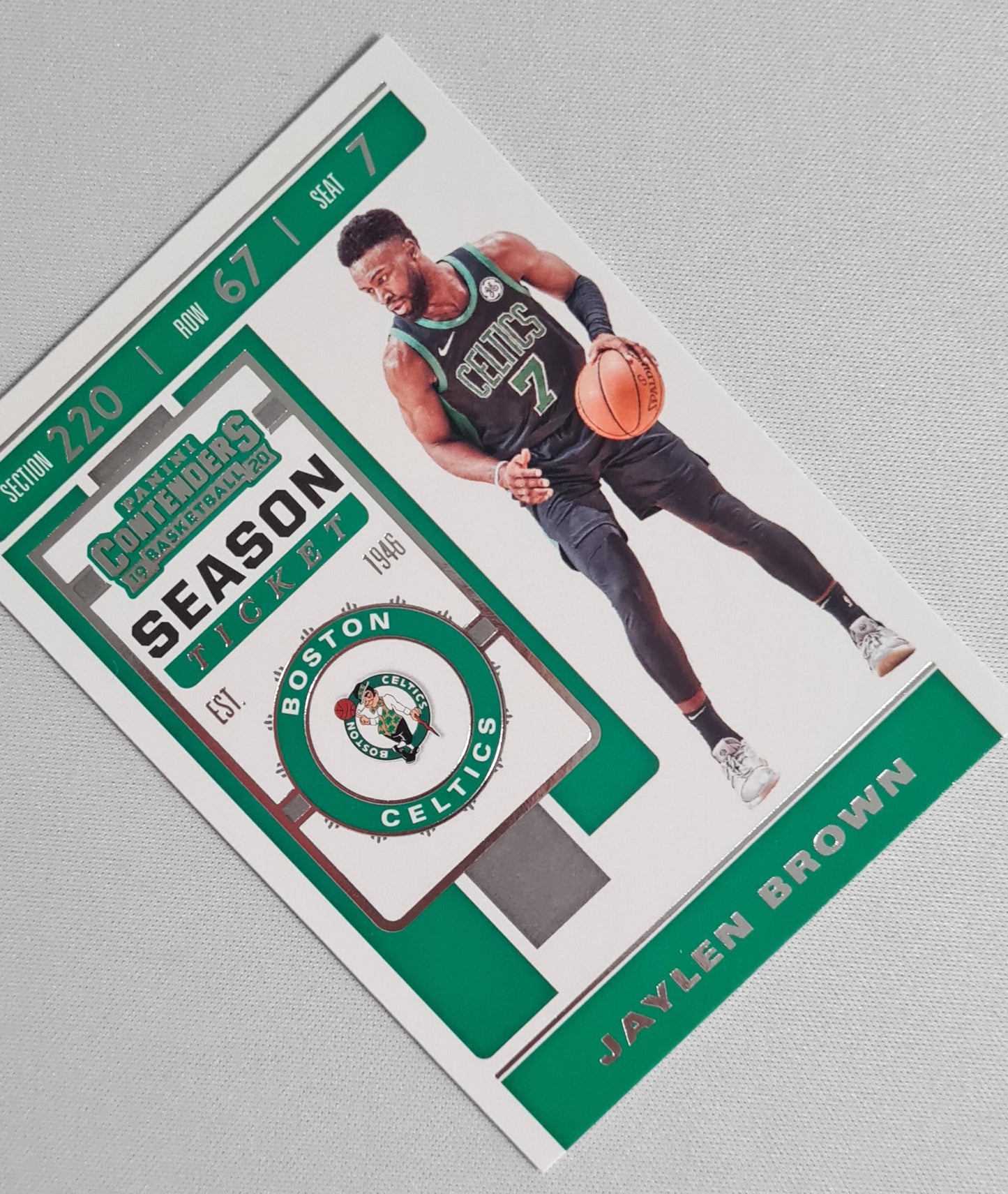 Jaylen Brown - 2019 Panini Contenders Basketball Season Ticket #42 Boston Celtics NBA