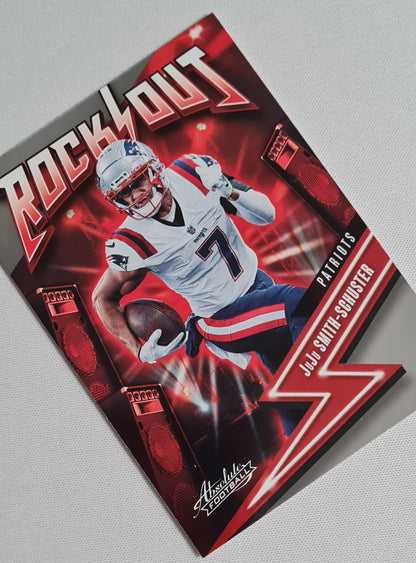 JuJu Smith-Schuster - 2023 Panini Absolute Football #3 NFL New England Patriots - ROCK OUT