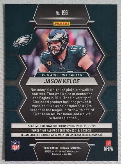 Jason Kelce - 2023 Panini Mosaic Football NFL Eagles #196