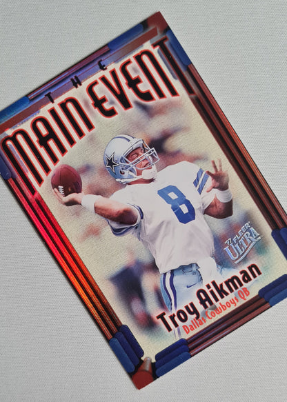 Troy Aikman - 1997/98 Fleer Ultra "The Main Event" Dallas Cowboys QB