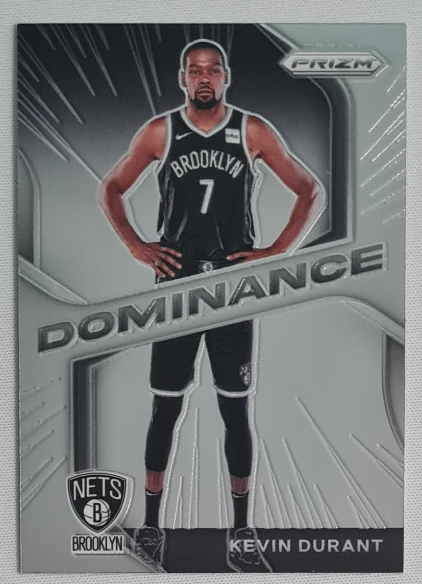 Kevin Durant - 2020/21 Panini Prizm Basketball #14 "Dominance" NBA Brooklyn Nets