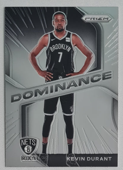 Kevin Durant - 2020/21 Panini Prizm Basketball #14 "Dominance" NBA Brooklyn Nets