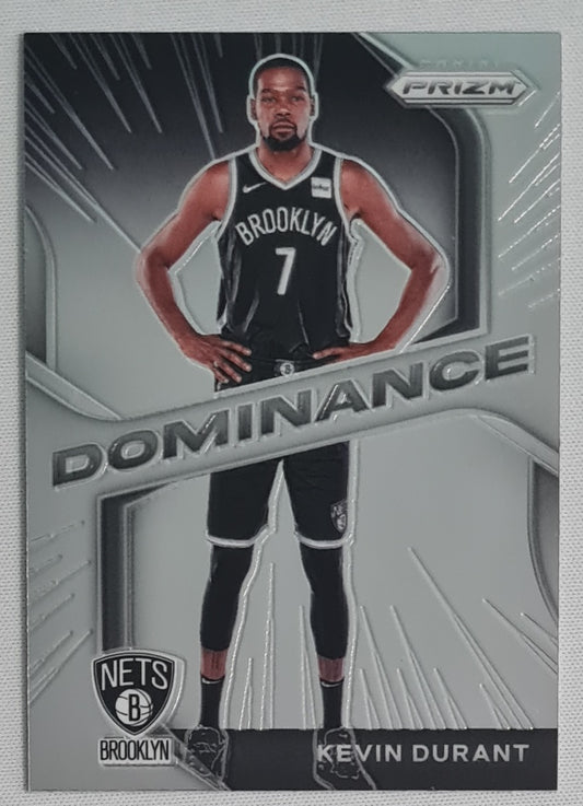 Kevin Durant - 2020/21 Panini Prizm Basketball #14 "Dominance" NBA Brooklyn Nets