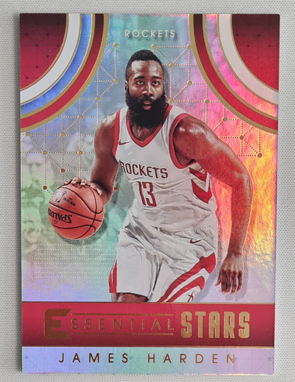 James Harden - 2017/18 Panini Essentials "Stars" Basketball #ES-17 Houston Rockets - Holo