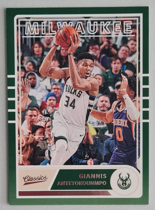 Giannis Antetokounmpo - 2019/20 Panini Chronicles Classic Basketball #652 NBA Milwaukee Bucks - Green