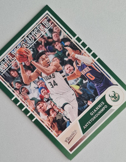 Giannis Antetokounmpo - 2019/20 Panini Chronicles Classic Basketball #652 NBA Milwaukee Bucks - Green