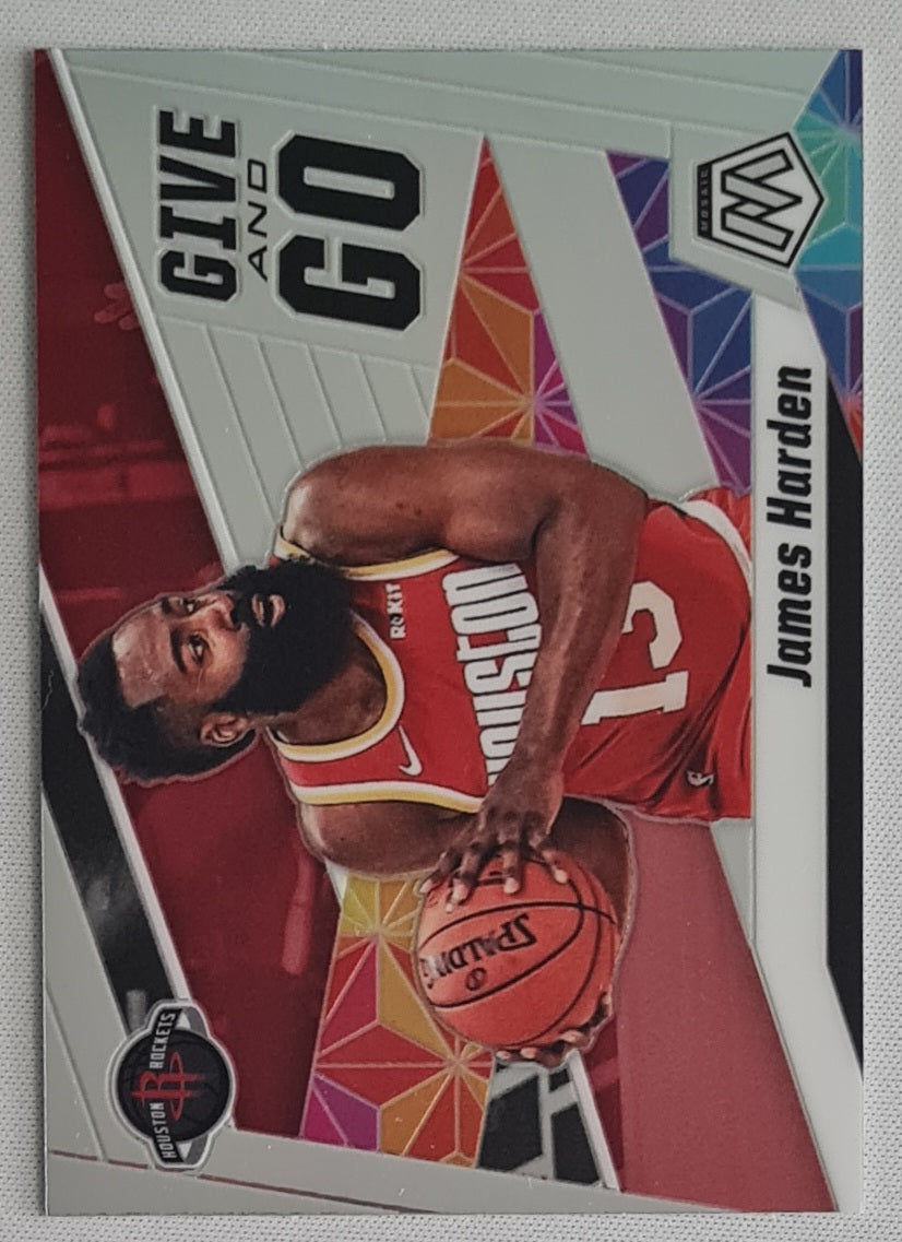 James Harden - 2019/20 Panini Mosaic Basketball "Give and Go" #6 NBA Houston Rockets