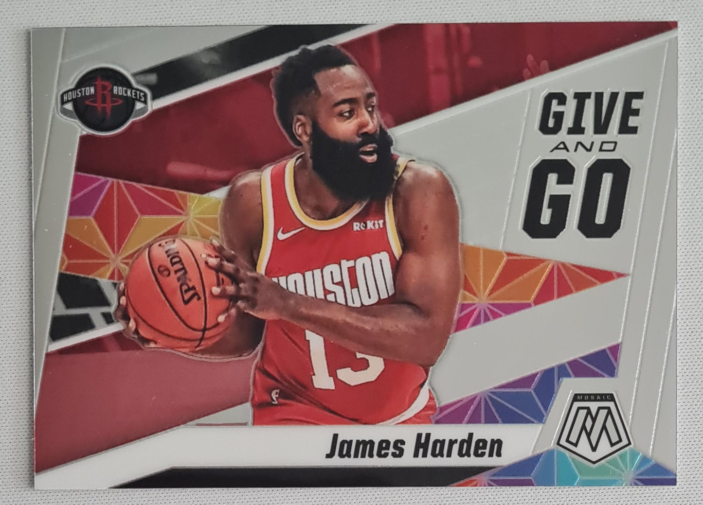 James Harden - 2019/20 Panini Mosaic Basketball "Give and Go" #6 NBA Houston Rockets