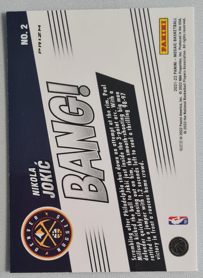 Nikola Jokic - 2020/21 Panini Mosaic Basketball #2 BANG!