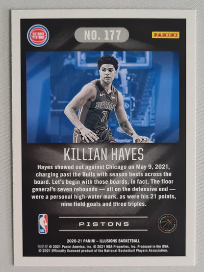 Killian Hayes - 2020/21 Panini Illusions Basketball #177 NBA Detroit Pistons (RC)