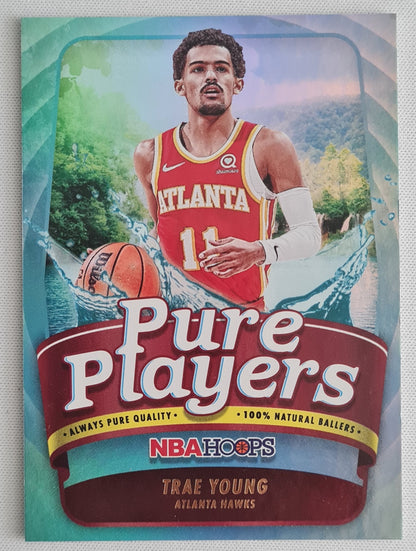 Trae Young - 2022/23 Panini Hoops Basketball #10 "Pure Players" NBA Atlanta Hawks