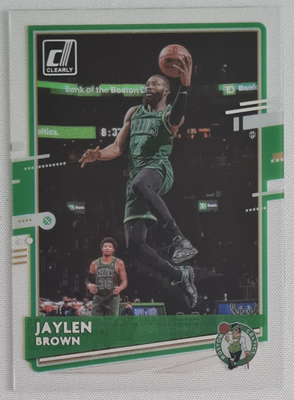 Jaylen Brown - 2021 Panini Clearly Donruss Basketball #14 NBA Boston Celtics