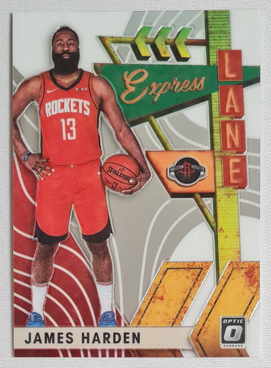 James Harden - 2019/20 Panini Donruss Optics basketball #1 "Express Lane" NBA Houston Rockets