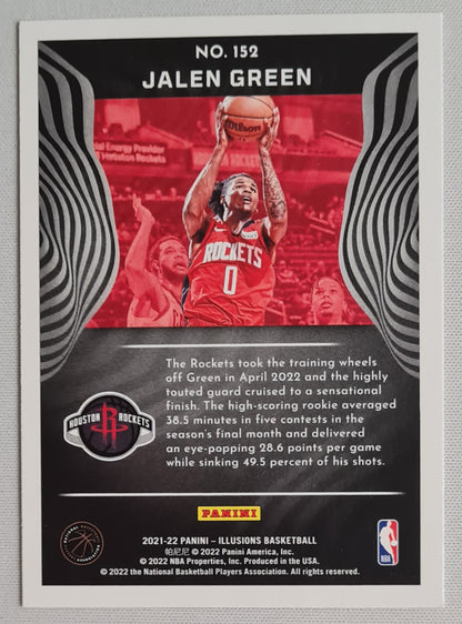 Jalen Green - 2021/22 Panini Illussions Basketball #152 NBA Houston Rockets