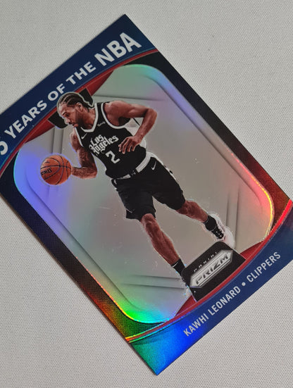 Kawhi Leonard - 2021/22 Panini Prizm Basketball #2 - 75 Years of the NBA Silver Prizm