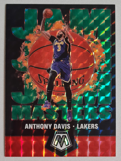 Anthony Davis - 2019/20 Panini Mosaic Prizm #17 "Jam Masters" NBA Los Angeles Lakers - Green Mosaic