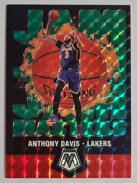 Anthony Davis - 2019/20 Panini Mosaic Prizm #17 "Jam Masters" NBA Los Angeles Lakers - Green Mosaic