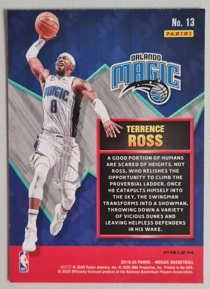 Terrence Ross - 2019/20 Panini Mosaic Prizm #13 "Jam Masters" NBA Orlando Magic - Green Mosaic
