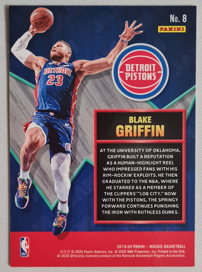Blake Griffin - 2019/20 Panini Mosaic Prizm #08 "Jam Masters" NBA Detroit Pistons